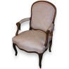 Пара кресел в стиле Людовика XV. С плоской спинкой. На сайте  Moinat SA  — Антиквариат и предметы интерьера