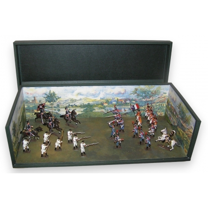 Coffret contenant 27 soldats de plomb