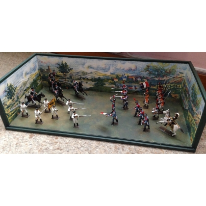 Coffret contenant 27 soldats de plomb