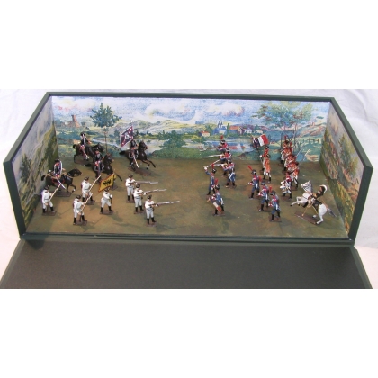 Coffret contenant 27 soldats de plomb