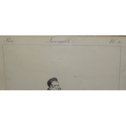 Engraving: ‘Hare-ear tie’, by Moinat SA – Antiques and decorative items – Engravings, lithographs