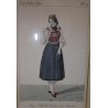 Engraving: ‘Young Girl from the Canton of Sur’ by Moinat SA – Antiques and Decor