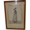  Gravure "Jeune fille du canton de sur  Moinat SA  - Antiquités décoration