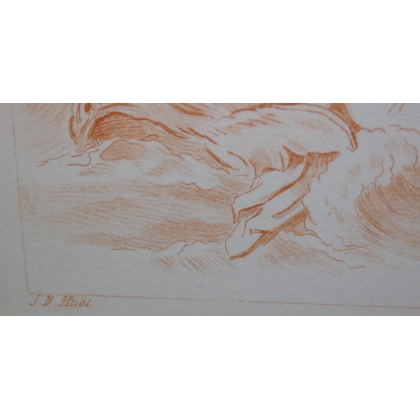 Reproduction of a red chalk drawing entitled ‘Angels’ by Moinat SA – Antiques and Decorative Arts
