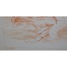 Reproduction of a red chalk drawing entitled ‘Angels’ by Moinat SA – Antiques and Decorative Arts