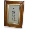 Fashion engraving ‘Ball dress’ by La Belle, published by Moinat SA – Antiques and decorative items – Engravings, lithographs