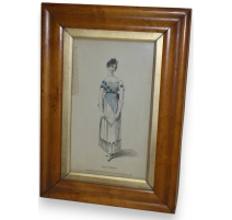 Gravure de mode "Ball dress" La Belle