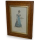 Gravure de mode "Ball dress" La Belle