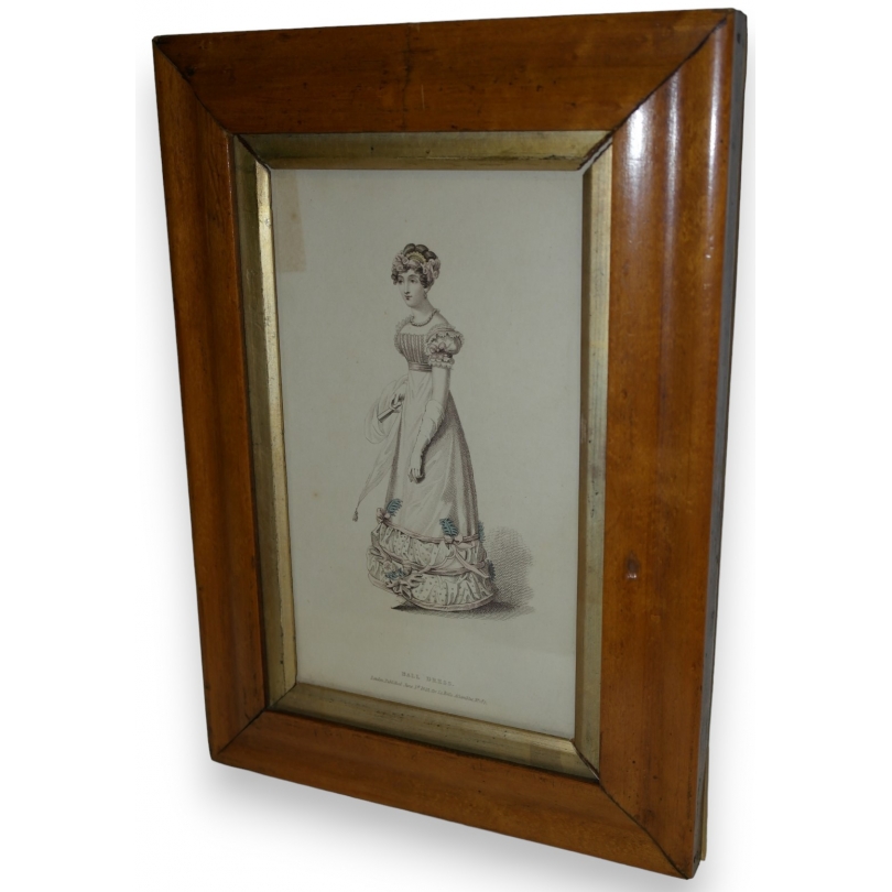 Gravure de mode "Ball dress" La Belle  sur Moinat SA  - Antiquités décoration -  Gravures, Lithos