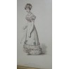Gravure de mode "Ball dress" La Belle  sur Moinat SA  - Antiquités décoration -  Gravures, Lithos
