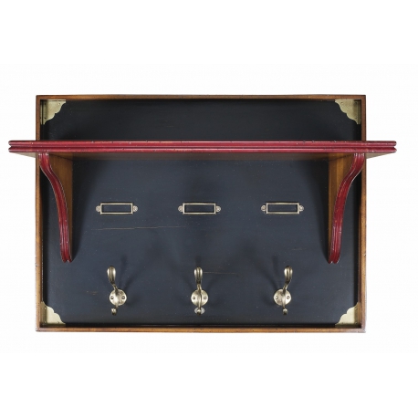 Chelsea-style wooden coat rack at Moinat SA – Antiques and home décor