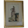 Gravure Costume Suisse "Femme du canton  sur Moinat SA  - Antiquités décoration -  Gravures, Lithos