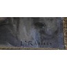 Paintings | Oil on panel, ‘Young Woman’, signed Moinat SA  – Antiques and home décor