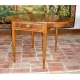 Oval drop-leaf table, inlaid.