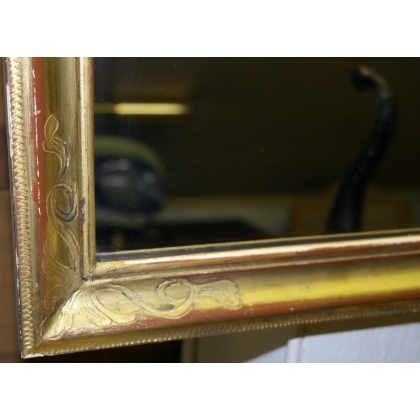  Miroir style Louis XV en bois sculpté sur  Moinat SA  - Antiquités décoration