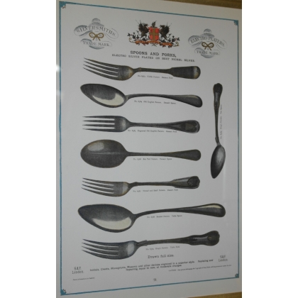 Paire de gravures "Couteaux,  sur Moinat SA  - Antiquités décoration -  Gravures, Lithos