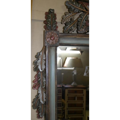  Miroir style Louis XVI "Colombes" en sur  Moinat SA  - Antiquités décoration