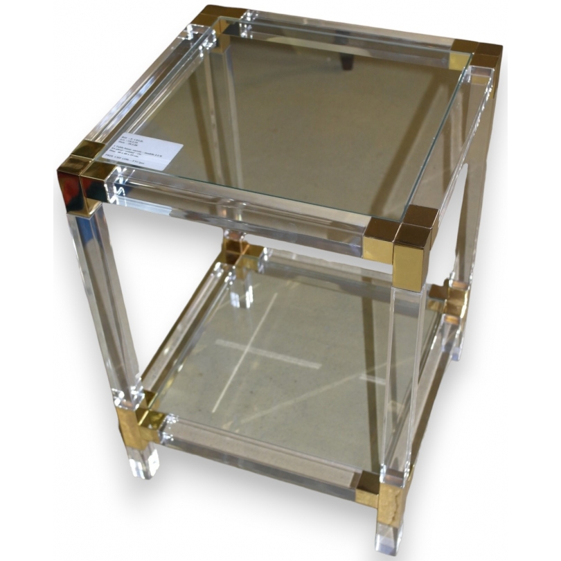  Table basse carrée modèle LUX en sur  Moinat SA  - Antiquités décoration