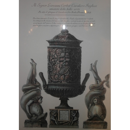 Gravure reproduction "Urne"  sur Moinat SA  - Antiquités décoration -  Gravures, Lithos