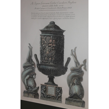 Gravure reproduction "Urne"  sur Moinat SA  - Antiquités décoration -  Gravures, Lithos