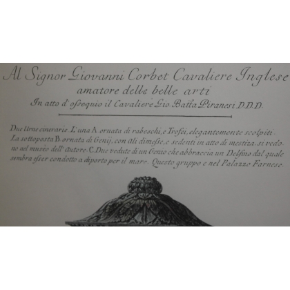 Gravure reproduction "Urne"  sur Moinat SA  - Antiquités décoration -  Gravures, Lithos