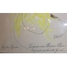  Dessin "Oiseau du Paradis" signé D sur  Moinat SA  - Antiquités décoration