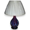  Lampe "Flambe" en porcelaine rouge et bleue sur  Moinat SA  - Antiquités décoration
