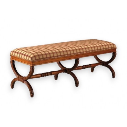 Banquette style Néo-classique en acajou
