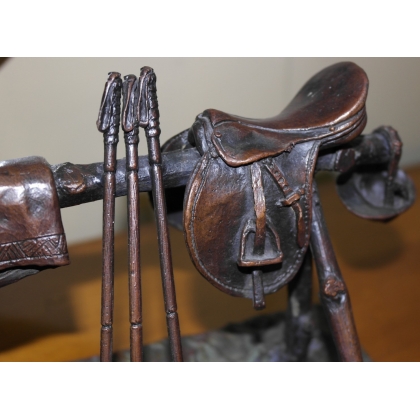  Equipement de polo en bronze sur  Moinat SA  - Antiquités décoration