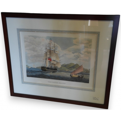 Hand-coloured English engraving  by Moinat SA  - Antiques and decorative items -  Engravings, lithographs