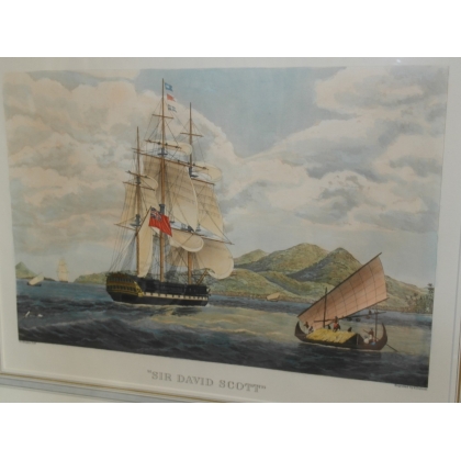Hand-coloured English engraving  by Moinat SA  - Antiques and decorative items -  Engravings, lithographs