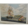 Hand-coloured English engraving  by Moinat SA  - Antiques and decorative items -  Engravings, lithographs