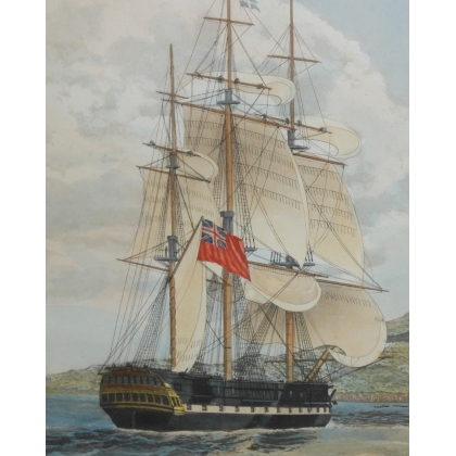 Hand-coloured English engraving  by Moinat SA  - Antiques and decorative items -  Engravings, lithographs