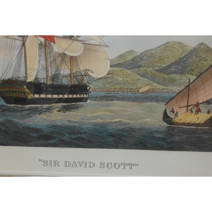Hand-coloured English engraving  by Moinat SA  - Antiques and decorative items -  Engravings, lithographs