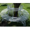  Banc d'arbre modèle Arras en fer forgé sur  Moinat SA  - Antiquités décoration