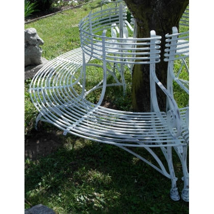  Banc d'arbre modèle Arras en fer forgé sur  Moinat SA  - Antiquités décoration