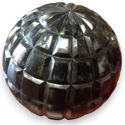 Boule en verre \"Purple\"