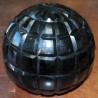Boule en verre \"Purple\"