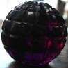 Boule en verre \"Purple\"