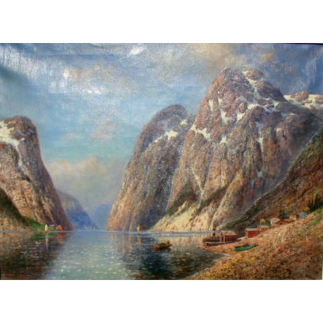绘画 | 画作《哈默法斯周边》 Moinat SA  - 古董与装饰品