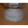  Photophore avec pied laqué gris sur  Moinat SA  - Antiquités décoration