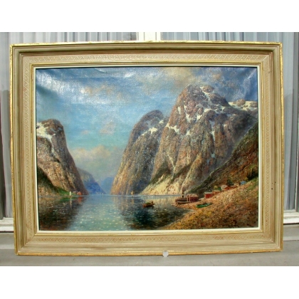 绘画 | 画作《哈默法斯周边》 Moinat SA  - 古董与装饰品