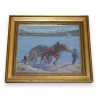 Paintings | Oil on canvas "Horse with a Moinat SA" – Antiques and home décor