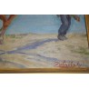 Paintings | Oil on canvas "Horse with a Moinat SA" – Antiques and home décor