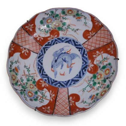 Assiette en porcelaine Imari Japon