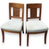 Pair of Directoire chairs with backrests from Moinat SA – Antiques and interior design