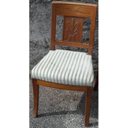 Pair of Directoire chairs with backrests from Moinat SA – Antiques and interior design