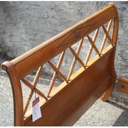 Directoire-style bed in cherry wood at Moinat SA – Antiques and home décor