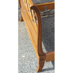 Directoire-style bed in cherry wood at Moinat SA – Antiques and home décor