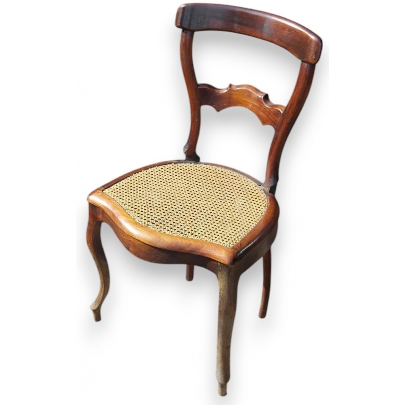 Chaise Louis-Philippe cannée